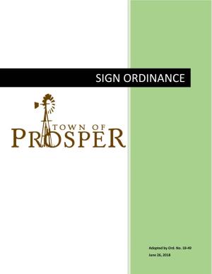 Sign Ordinance