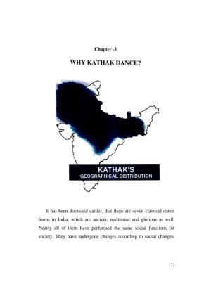 Why Kathak Dance?