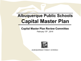 Albuquerque Public Schools Capital Master Plan