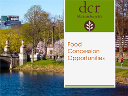 Food Concession Opportunities 3/27/2018