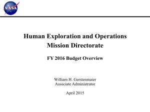 Human Exploration and Operations Mission Directorate