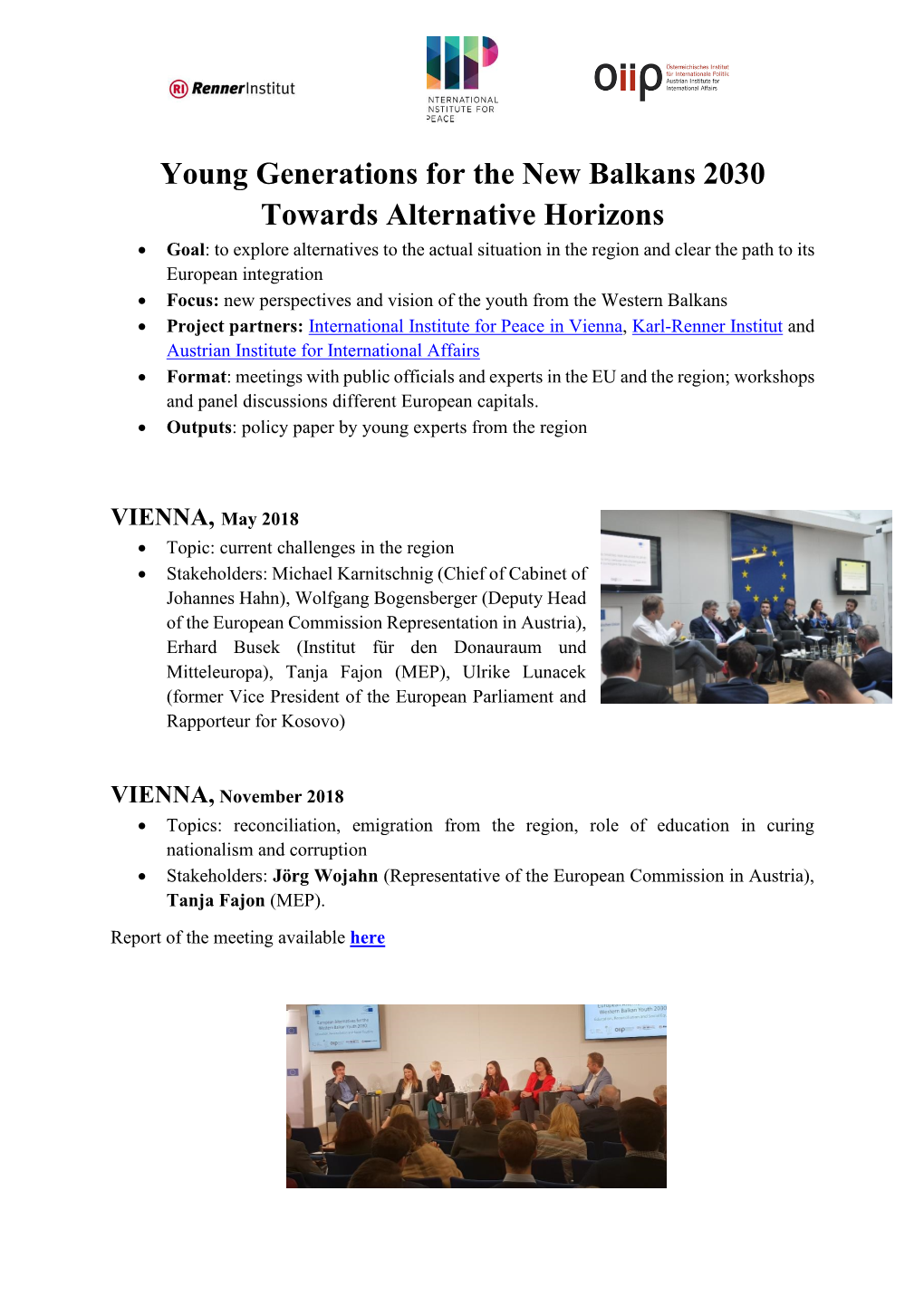 Young Generations for the New Balkans 2030 Towards Alternative Horizons