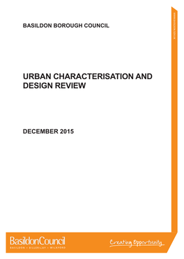 Urban Design Review - Assessment Questions