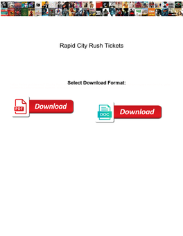 Rapid City Rush Tickets