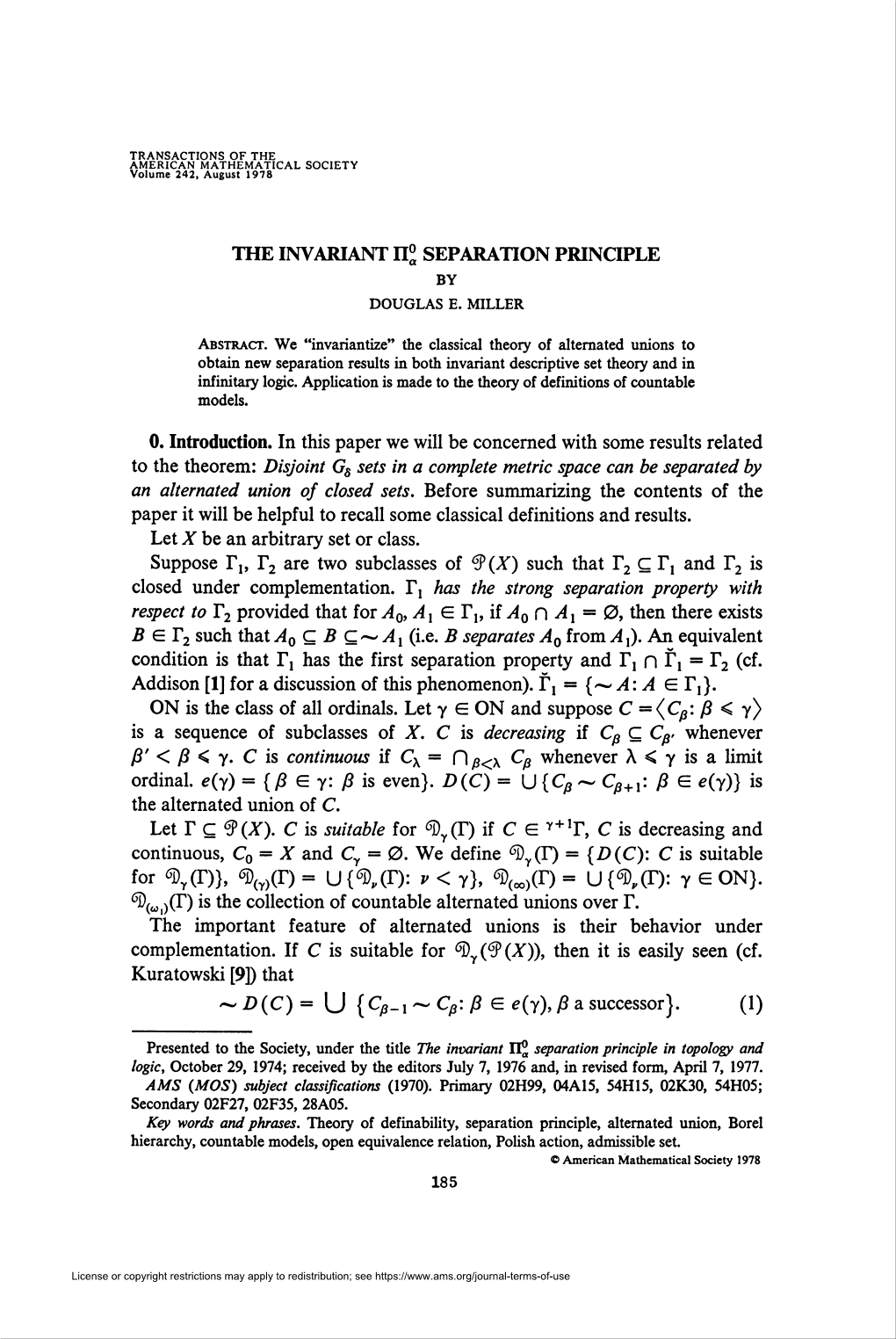 0{%(T): V &lt; Y}, ^(T) = U^It): Y G ON}