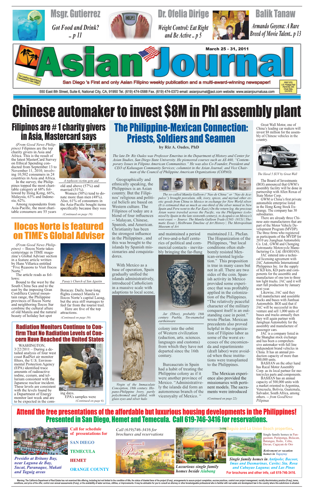 Chinese Automaker to Invest $8M in Phl Assembly Plant