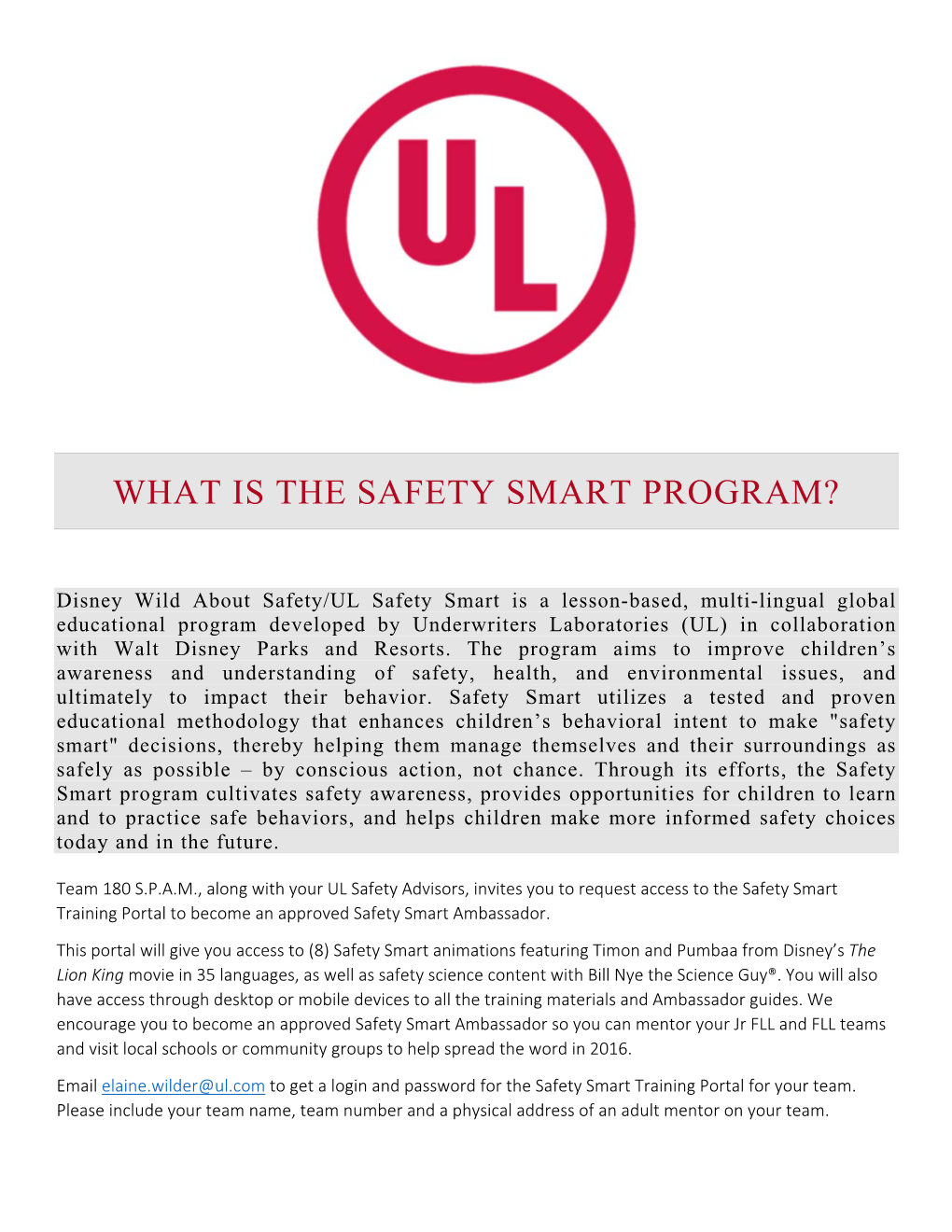 What Is the Safety Smart Program?