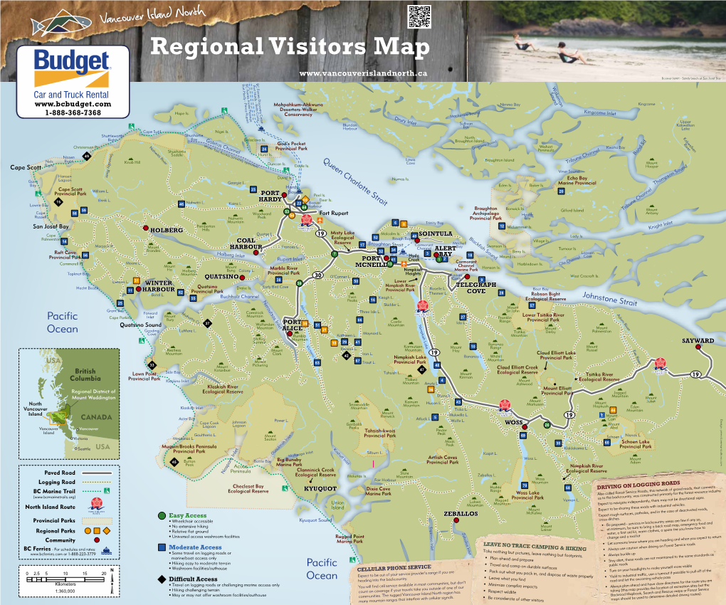 Regional Visitors Map