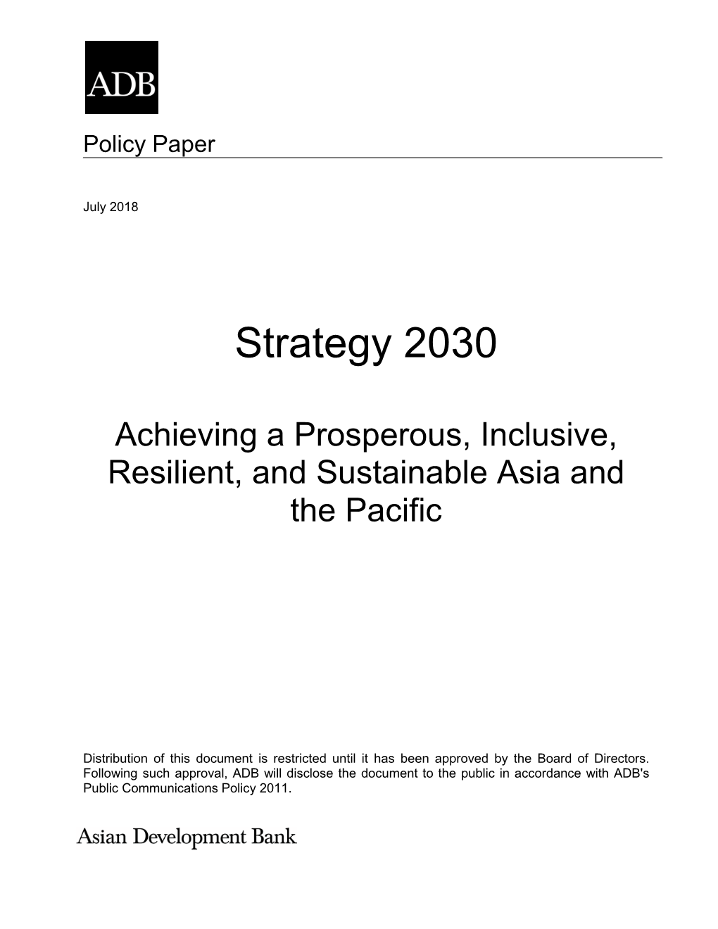 Strategy 2030