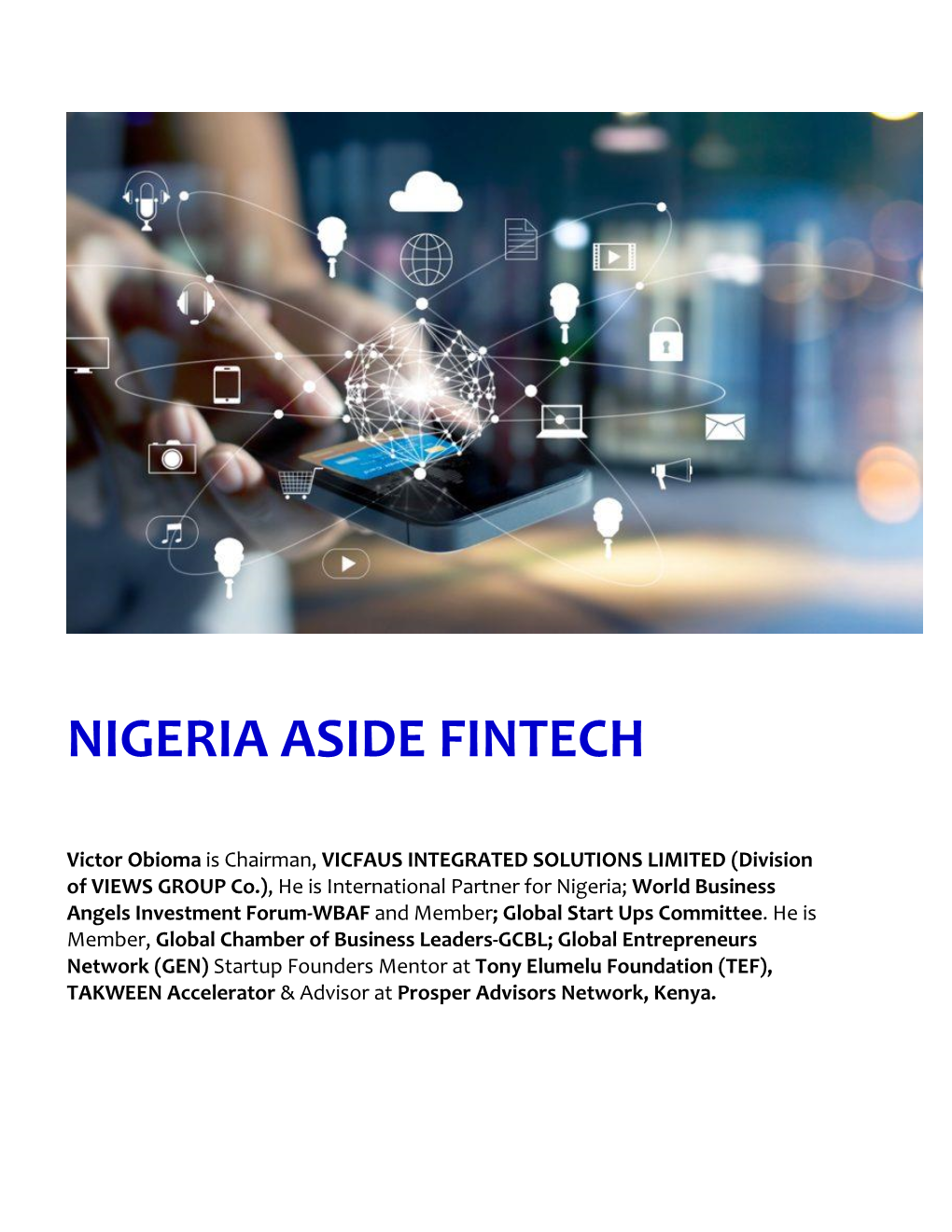 Nigeria Aside Fintech