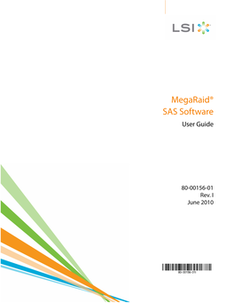 Megaraid SAS Software User's Guide