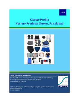 Cluster Profile Hosiery Products Cluster, Faisalabad