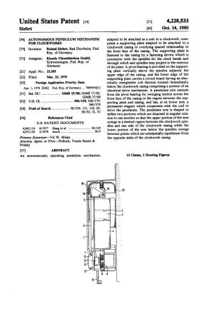 United States Patent (19) (11) 4,228,533 Siefert (45) Oct