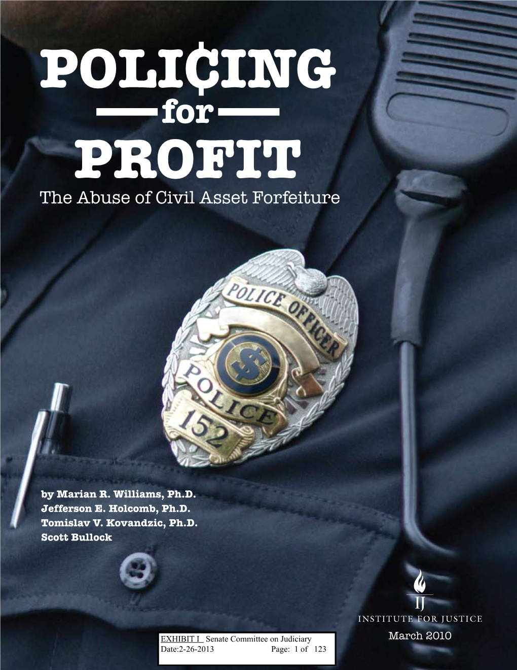 The Abuse of Civil Asset Forfeiture