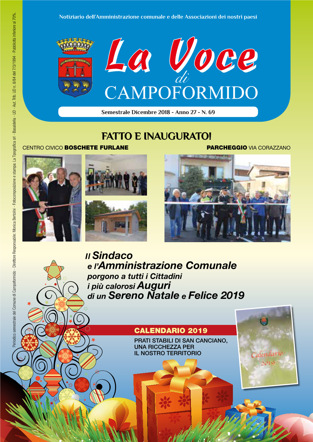 2018-Anno27n.69 FATTO EINAUGURATO! Sereno Natale