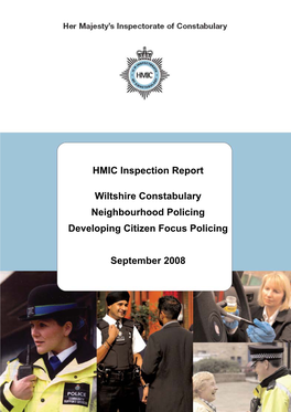 HMIC Inspection Report: Neighbourhood Policing