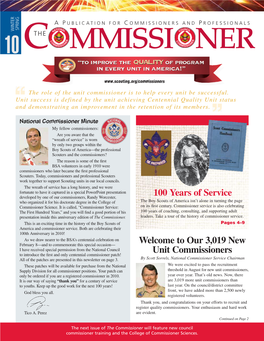 History of Commissioner Service