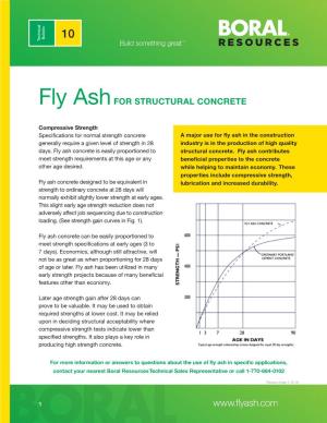 Fly Ashfor STRUCTURAL CONCRETE