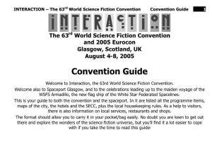 Interaction Convention Guide Is Copyright ©2005 UK2005 Ltd