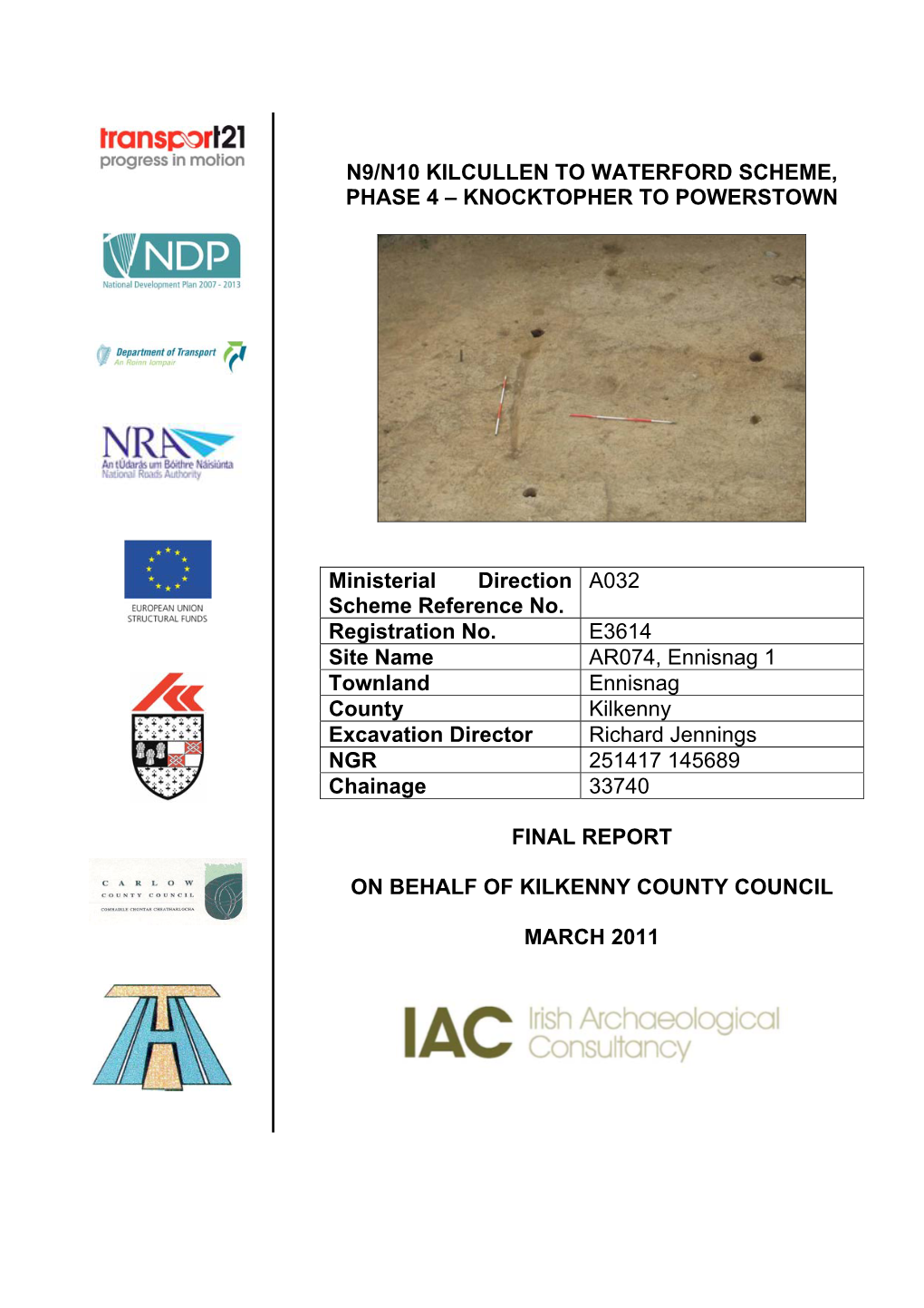 N9/N10 Kilcullen to Waterford Scheme, Phase 4 – Knocktopher to Powerstown (Figure 1)