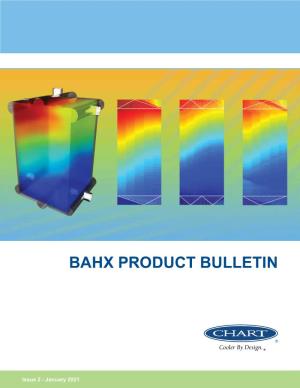 Bahx Product Bulletin