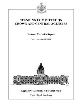 June 29, 2020 Crown and Central Agencies Committee 1033