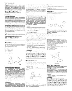 Niaprazine (Rinn) As for the Sedating Antihistamines in General, P.561