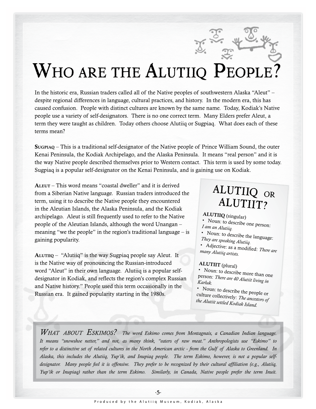 Who Are the Alutiiq People?