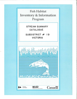 Fish Habitat Inventory & Information Program