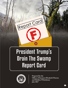 President Trump's Drain the Swamp Report Card