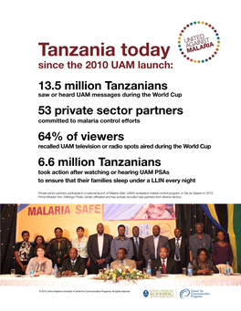 Tanzania UAM Case Study 2013