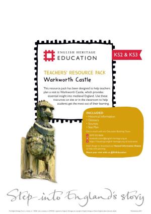 Warkworth Castle Teachers' Resource Pack