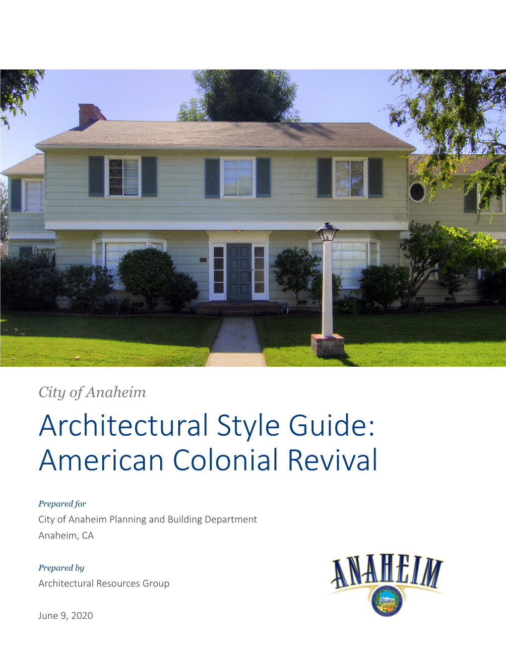 Architectural Style Guide: American Colonial Revival