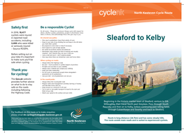 Cycle Trail Map (Sleaford to Kelby)