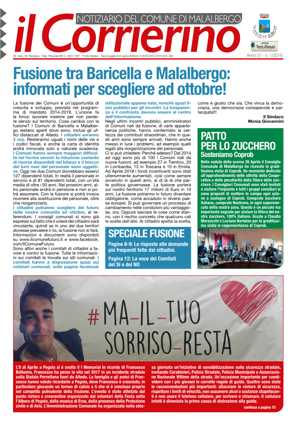 Fusione Tra Baricella E Malalbergo