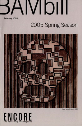 ENCORE the Performing Arts Magazine 2005 Spring Season