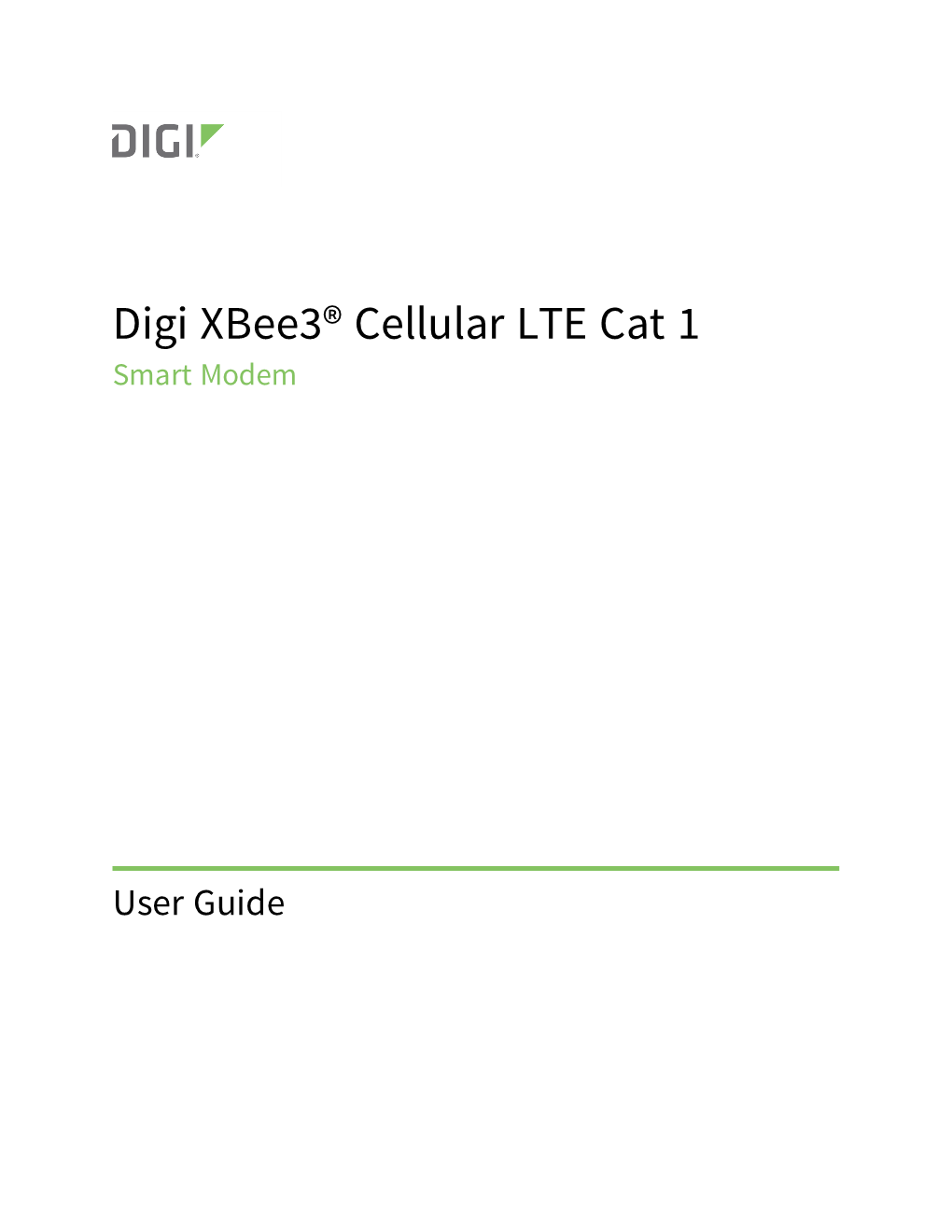 Digi Xbee3® Cellular LTE Cat 1 Smart Modem