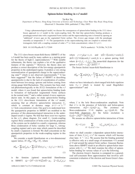 Spinon-Holon Binding in T-J Model