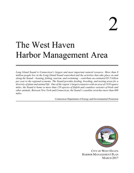 The West Haven Harbor Management Area