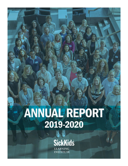 Annual Report 2019-2020 Message from Our Leader
