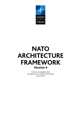 Nato Architecture Framework (Naf)
