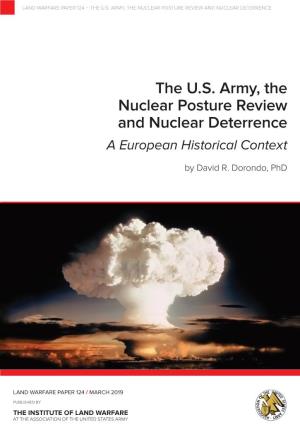 The U.S. Army, the Nuclear Posture Review and Nuclear Deterrence