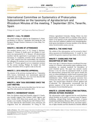 International Committee on Systematics Of