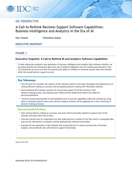 A Call to Rethink Decision Support Software Capabilities: Business Intelligence and Analytics in the Era of AI