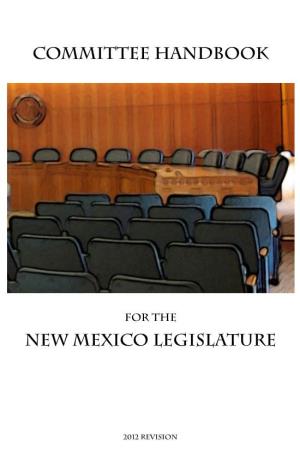 Committee Handbook New Mexico Legislature