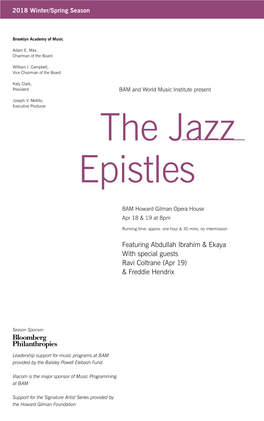 The Jazz Epistles