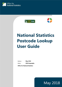 National Statistics Postcode Lookup User Guide