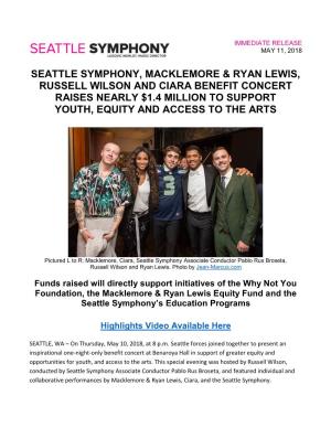 Seattle Symphony, Macklemore & Ryan Lewis, Russell