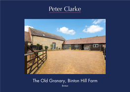 The Old Granary, Binton Hill Farm Binton