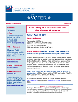 LWV Buffalo-Niagara Voter April 2019